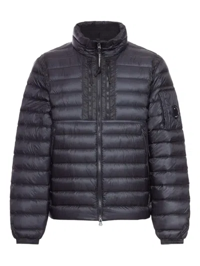 C.p. Company D.d. Shell Down Jacket In Blue