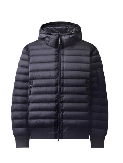 C.p. Company D,d. Shell Down Jacket In Blue