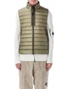 C.p. Company D.d. Shell Down Vest In Green