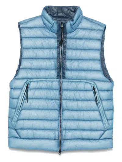 C.p. Company Dd Shell Gilet In Blue
