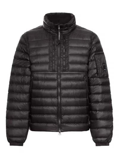 C.p. Company D.d. Shell Goggle Down Jacket In Black