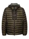 C.p. Company D.d. Shell Goggle Down Jacket In Green