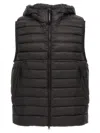 C.p. Company Black D.d. Shell Goggle Down Vest In Black