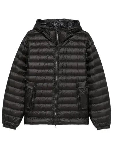 C.p. Company D.d. Shell Google Down Jacket In Black
