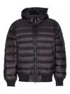 C.p. Company D.d. Shell Hooded Down Jacket In Black