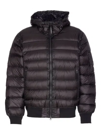C.p. Company D.d. Shell Hooded Down Jacket In Black