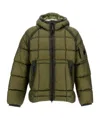 C.p. Company D. D. Shell Capers Hooded Down Jacket In Green