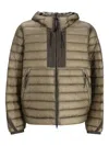 C.p. Company D.d Shell Hooded Quilted Jacket In Neutral