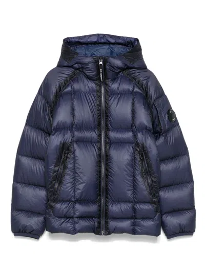 C.p. Company Kids' D.d. Shell Jacket In Blue