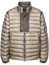 C.p. Company D.d. Shell Goggle Down Jacket In Brown