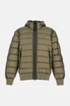 C.p. Company Army Green Nylon Down Jacket In Green