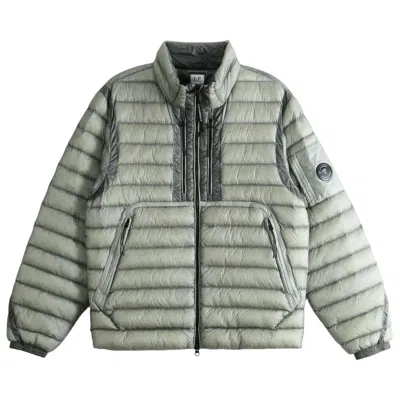 Pre-owned C.p. Company D.d. Shell Lens Down Jacket 'flint Grey' | Men's Size M