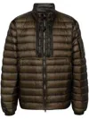 C.p. Company D.d. Shell Goggle Down Jacket In 674 Grape Leaf