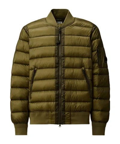 C.p. Company D.d. Shell Padded Bomber Jacket In Green