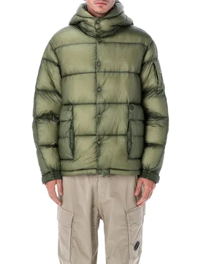 C.p. Company Dd Shell Puffer Jacket In Green