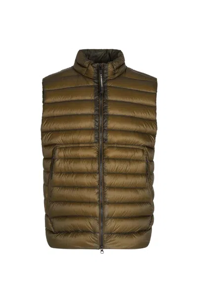 C.p. Company Cp Company Dd-shell Gilet In Green