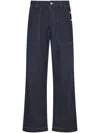 C.p. Company Loose Denim Pant In Blue