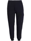 C.p. Company Cotton Diagonal Sports Trousers In Blau