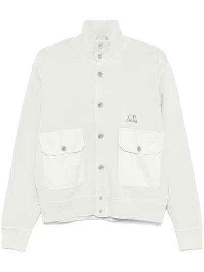 C.P. COMPANY DIAGONAL-FLEECE COTTON SWEATSHIRT