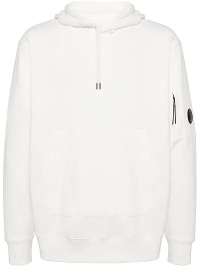 C.P. COMPANY LENS DIAGONAL-RAISED HOODIE