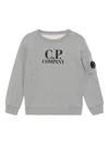 C.p. Company Kids Gray Basic Sweater In Grey