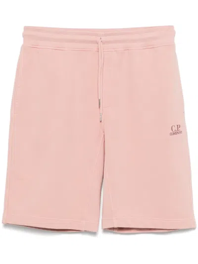 C.P. COMPANY DIAGONAL FLEECE SHORTS