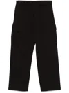 C.p. Company Diagonal-fleece Track Pants In Black