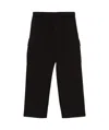 C.p. Company Diagonal-fleece Track Pants In Black