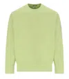 C.p. Company Diagonal Fleece White Pear Sweatshirt