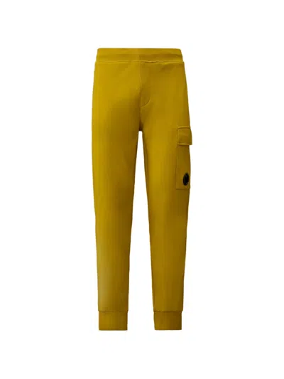 C.p. Company Diagonal Raised Cargo-pocket Cotton Track Pants In Green