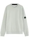 C.p. Company Logo Badge Sweatshirt In Grey