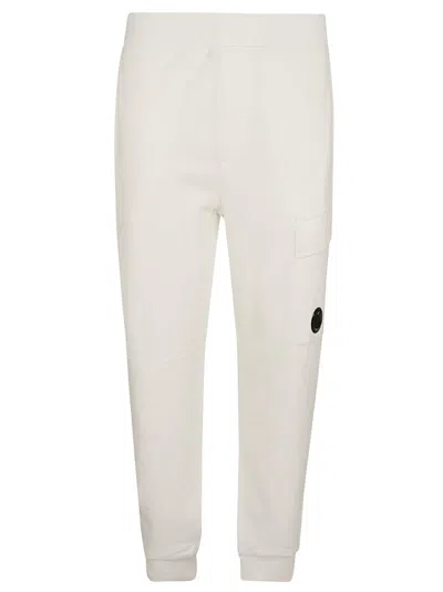 C.P. COMPANY DIAGONAL RAISED FLEECE LENS SWEATPANTS