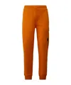 C.p. Company C.p.company Diagonal Raised Fleece Sweatpants In Orange