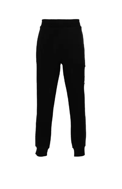 C.P. COMPANY C.P. COMPANY DIAGONAL RAISED FLEECE LENS SWEATPANTS