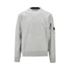 C.p. Company Diagonal Raised Fleece Sweatshirt In Grey