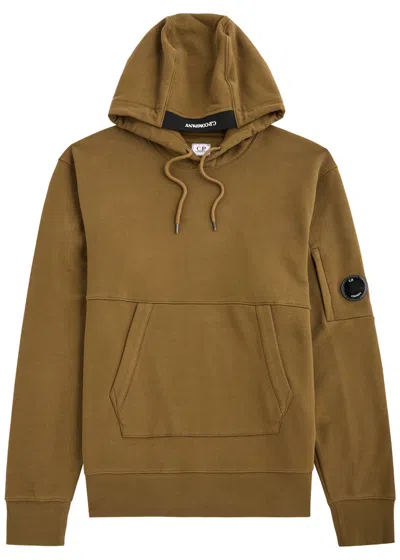 C.p. Company Diagonal Raised Hooded Cotton Sweatshirt In Maroon