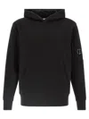 C.p. Company Relaxed-fit Hooded Sweatshirt In Black