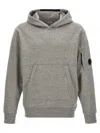 C.p. Company Casual Hooded Sweatshirt With Front Pocket In Gray