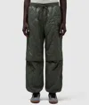 C.p. Company Diagonal Raised Quilted Cargo Pant In Grape Leaf