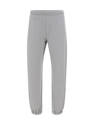 C.p. Company Gray Diagonal Sweatpants In Drizzle Grey