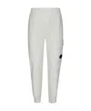 C.p. Company Sweatpants Cargo Pant In Diagonal Raised Fleece In White