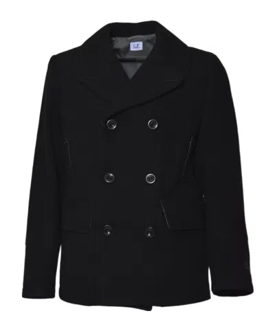 C.P. COMPANY DOUBLE-BREASTED PEACOAT