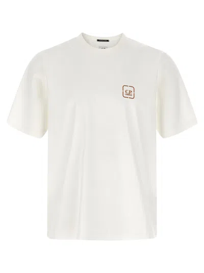 C.P. COMPANY DOUBLE-SIDED PRINT T-SHIRT WHITE