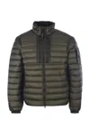 C.p. Company D.d. Hooded Shell Midweight Goggle Down Jacket In Green