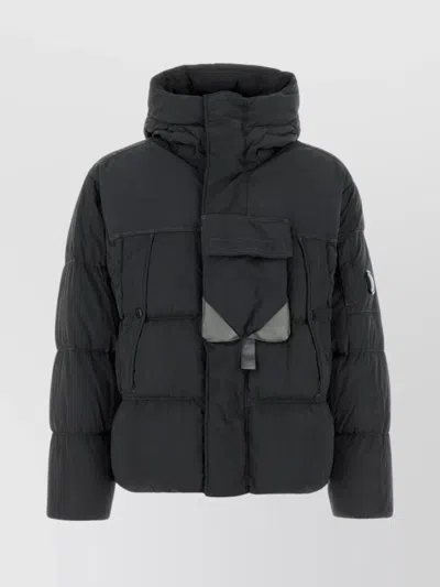 C.P. COMPANY DOWN JACKET NYLON FRONT POCKET