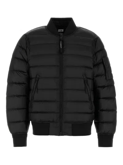 C.P. COMPANY DOWN QUILTED BOMBER JACKET