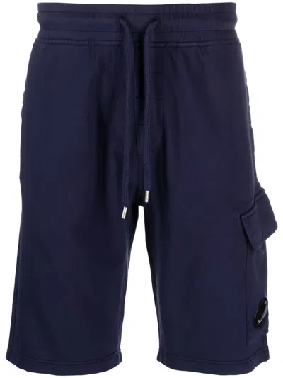 C.p. Company Drawstring-fastening Bermuda Shorts In Blue
