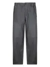 C.p. Company Drawstring Flap-pocket Trousers In Gray