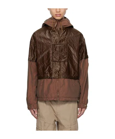 C.p. Company Drawstring Hooded Casual Jacket In Green