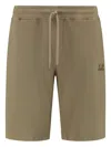 C.p. Company Drawstring Shorts In Brown